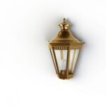 Victoria 01 | Messing Wandleuchte Roger Pradier